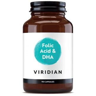 Viridian Folic Acid & DHA 90 cap
