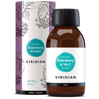 Viridian Organic Elderberry & Vit C Extract 100ml
