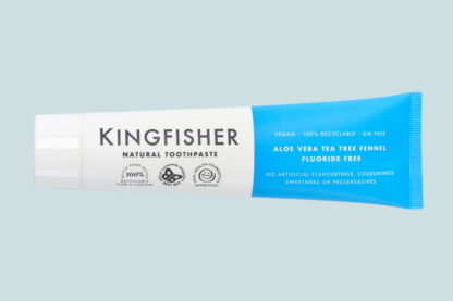 Kingfisher Toothpaste Aloe Vera Tea Tree Fennel - Fluoride Free