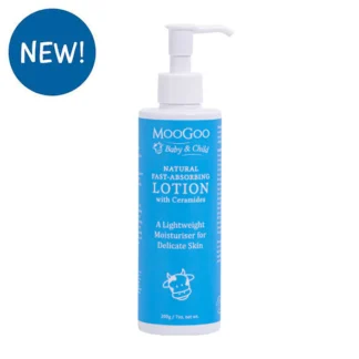 MooGoo Natural Fast-Absorbing Lotion with Ceramides 200g