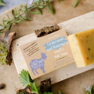 Cryil's Cedarwood and Rosemary Goat's Milk Soap