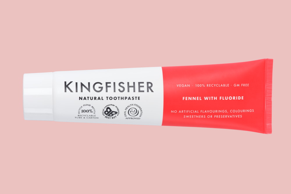 Kingfisher Toothpaste Fennel - With Fluoride