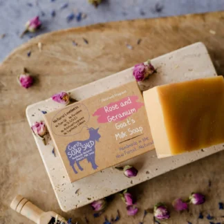 Cyril's Rose and Geranium Goat's Milk Soap