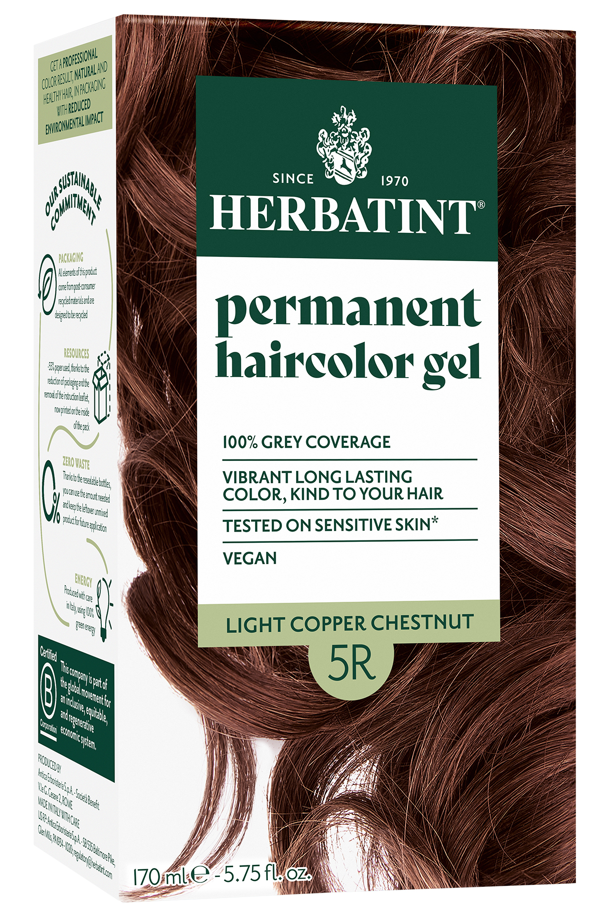 Herbatint 5R Light Copper Chestnut