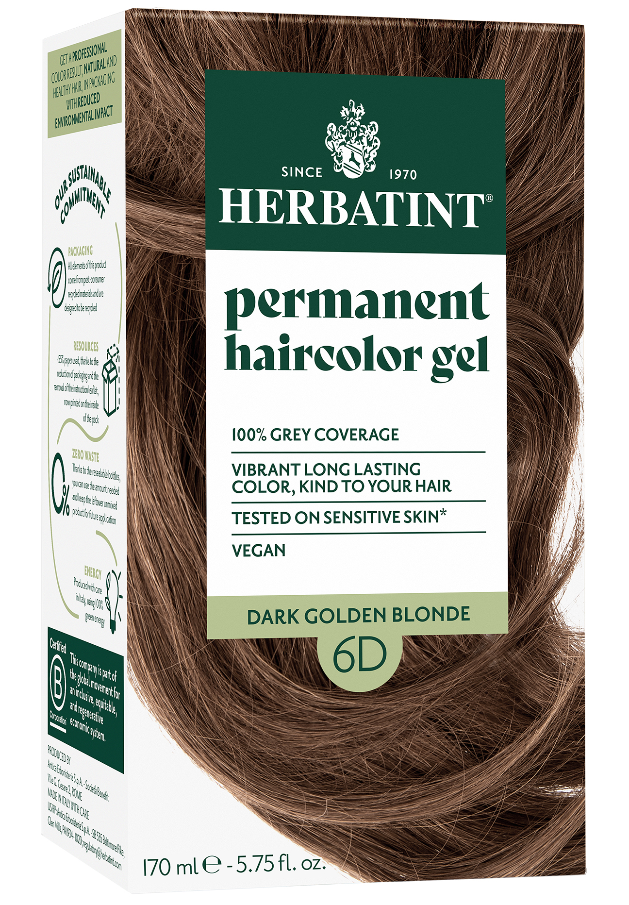 Herbatint 6D Dark Golden Blonde