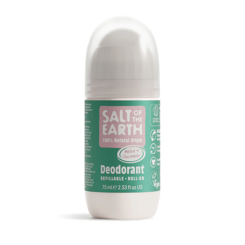 Salt of the Earth Melon & Cucumber Natural Refillable Roll-On Deodorant