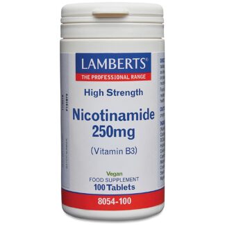 Lamberts Nicotinamide 250mg (vitamin B3) - 100tabs