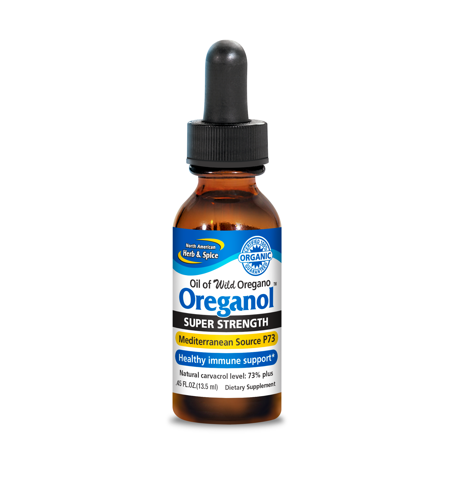 North America Herb & Spice Oreganol P73 Super Strength Oil13.5ml