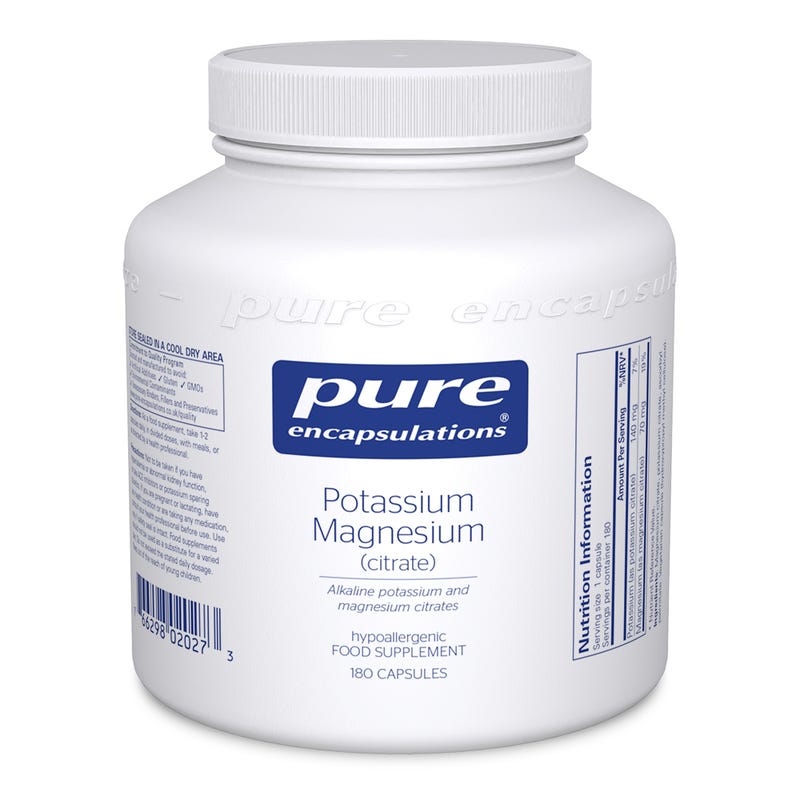 Pure Potassium Magnesium (citrate) 180cap
