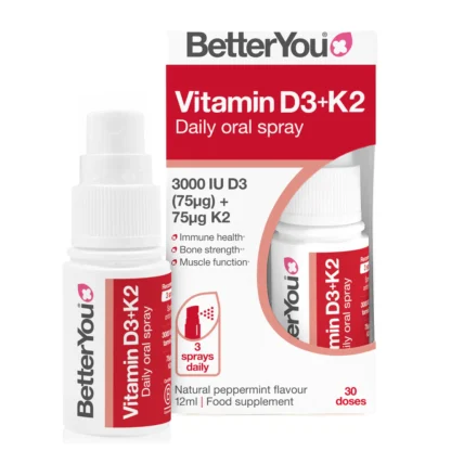 BetterYou Vitamin D3 + K2 Daily Oral Spray