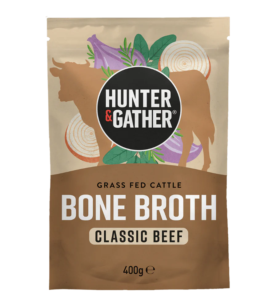 Hunter & Gather Grass Fed Bone Broth 400g