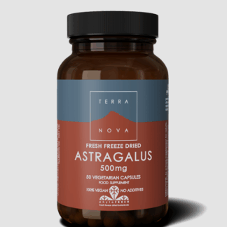 Terranova Astragalus 500mg (fresh freeze dried - organic) 50 veg caps