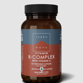 Terranova Vitamin B-Complex with Vitamin C 50 veg caps