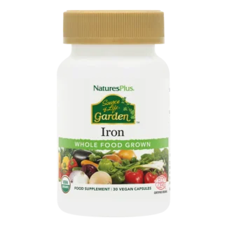NaturesPlus Source of Life Garden Iron 30cap