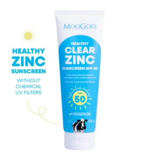 MooGoo Clear Zinc Sunscreen SPF50 120g
