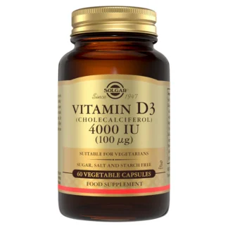 Solgar Vitamin D3 4000IU 60cap