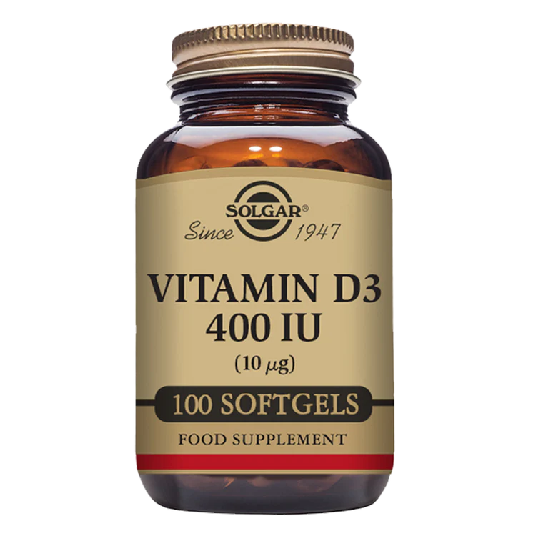Solgar Vitamin D3 100IU 100soft gel