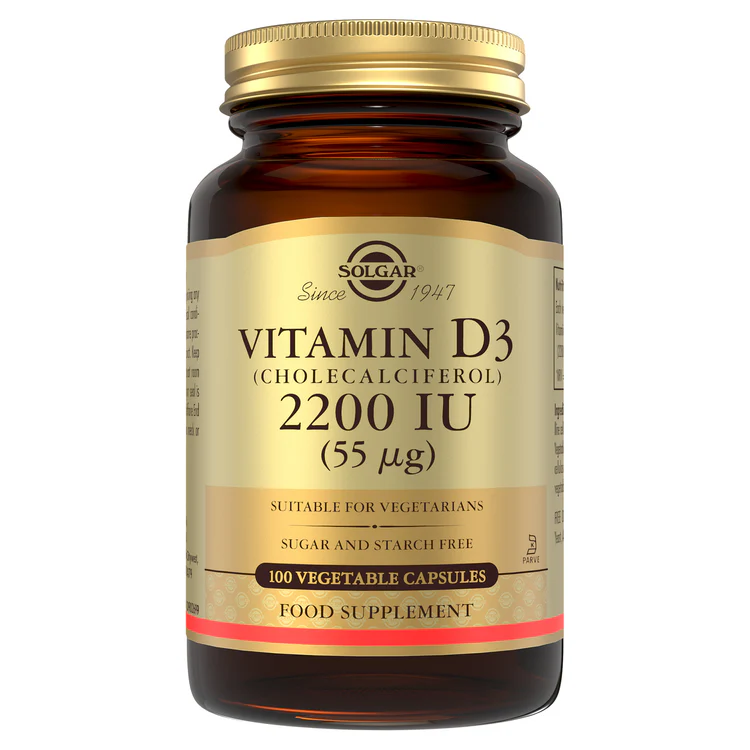 Solgar Vitamin D3 2200IU 100cap